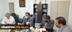 برگزاری نشست مسئولان مجموعه ورزشی  و دانشگاه فرهنگیان  پردیس شهید چمران 8