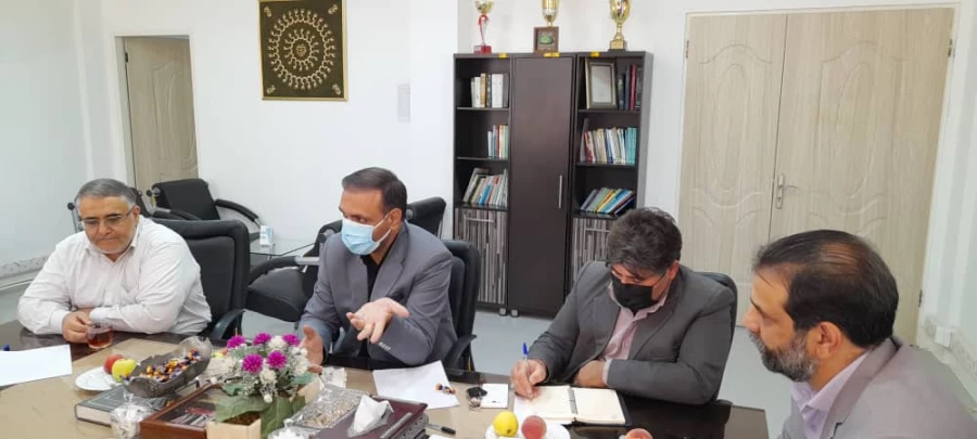 برگزاری نشست مسئولان مجموعه ورزشی  و دانشگاه فرهنگیان  پردیس شهید چمران 8