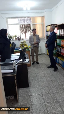 بازدید معاون آموزشی پژوهشی و فرهنگی مدیریت امور پردیس های استان تهران از پردیس شهید چمران