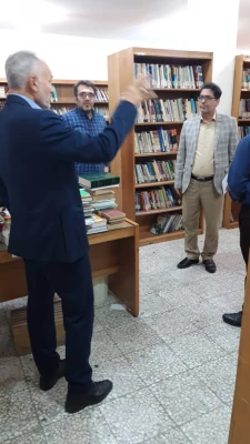 بازدید معاون آموزشی پژوهشی و فرهنگی مدیریت امور پردیس های استان تهران از پردیس شهید چمران 5