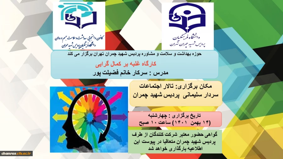 کارگاه غلبه بر کمال گرایی  2