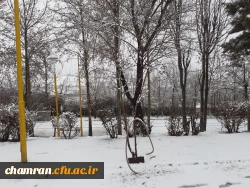 چشم انداز زمستانی پردیس شهید چمران 5