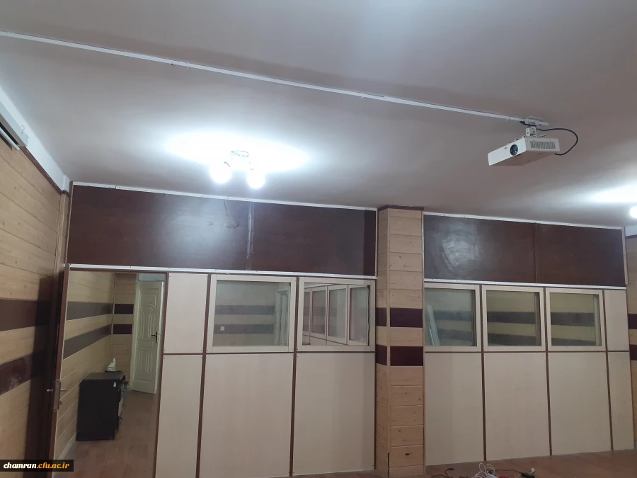 پارتیشن بندی یکی از اتاقهای ساختمان آموزش پردیس شهید چمران 2