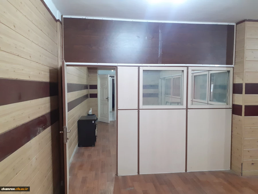 پارتیشن بندی یکی از اتاقهای ساختمان آموزش پردیس شهید چمران 3