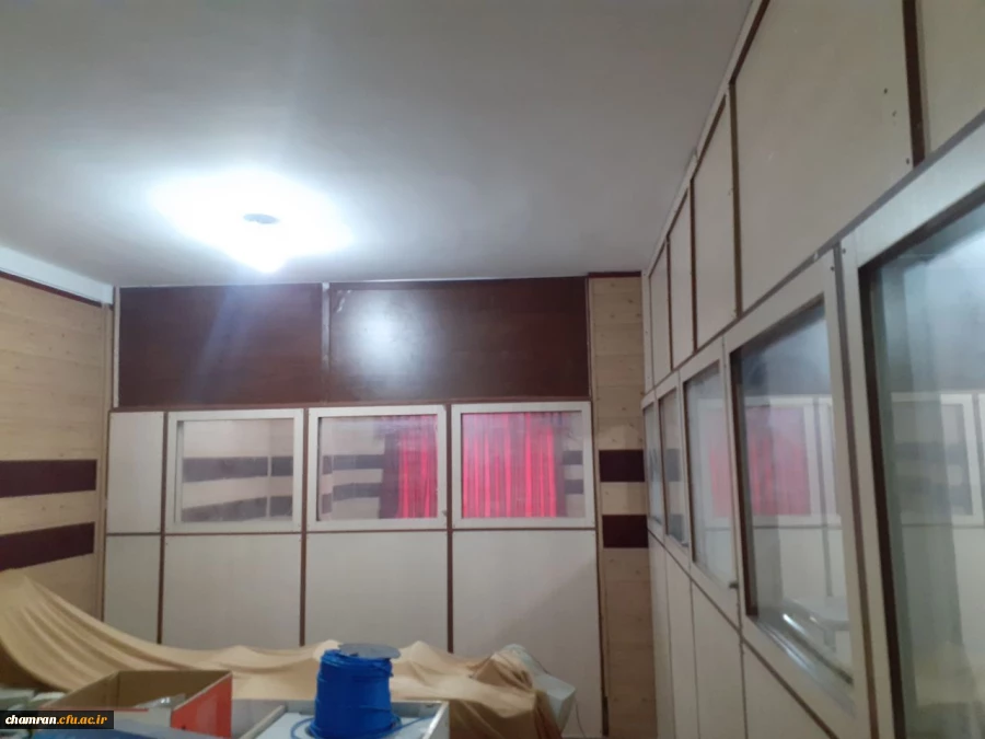 پارتیشن بندی یکی از اتاقهای ساختمان آموزش پردیس شهید چمران 3