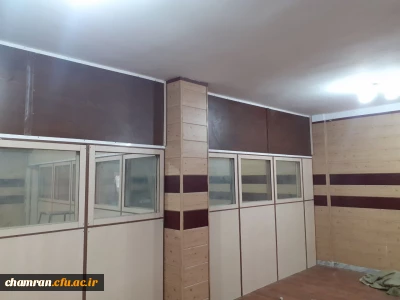 پارتیشن بندی یکی از اتاقهای ساختمان آموزش پردیس شهید چمران