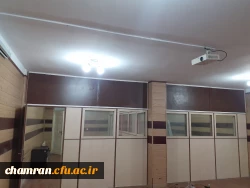 پارتیشن بندی یکی از اتاقهای ساختمان آموزش پردیس شهید چمران 7