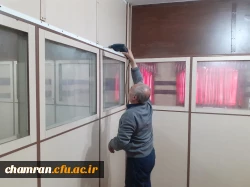 پارتیشن بندی یکی از اتاقهای ساختمان آموزش پردیس شهید چمران 7