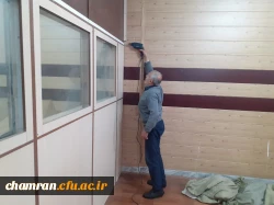 پارتیشن بندی یکی از اتاقهای ساختمان آموزش پردیس شهید چمران 9