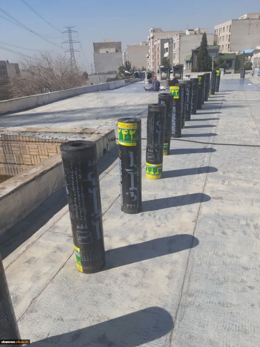 ایزوگام پشت بام آشپزخانه و سالن غذاخوری 4