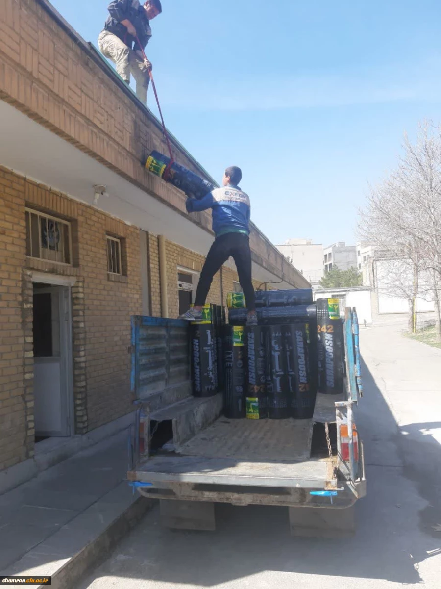 ایزوگام پشت بام آشپزخانه و سالن غذاخوری 6