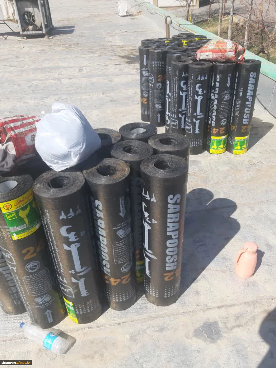 ایزوگام پشت بام آشپزخانه و سالن غذاخوری 7