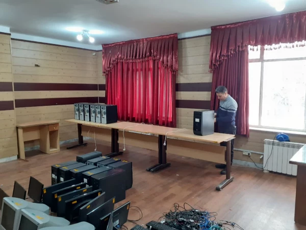 آماده سازی اتاق سایت پردیس شهید چمران 4