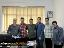 تقدیر دانشجویان از زحمات آقای دشتی مسئول آموزش پردیس شهید چمران 2