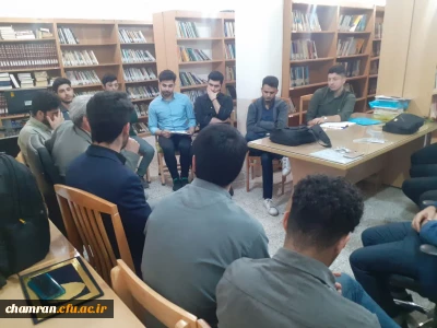 نشست شورای پژوهش دانشجویی در پردیس شهید چمران