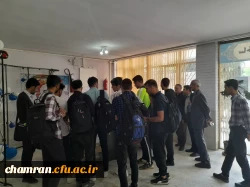 بازدید دکتر اولی از انتخابات شورای صنفی پردیس شهید چمران 8