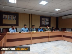 سومین نشست شورای اقامه نماز در پردیس شهید چمران
 2