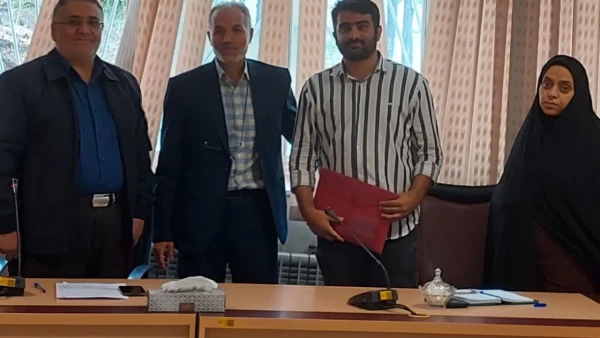 مراسم تودیع و معارفه اعضای شورای صنفی پردیس شهید چمران
 2