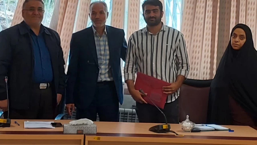 مراسم تودیع و معارفه اعضای شورای صنفی پردیس شهید چمران
 2