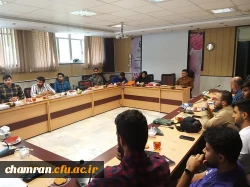 مراسم تودیع و معارفه اعضای شورای صنفی پردیس شهید چمران
 3