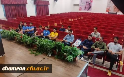 جلسه شورای دانشجویی تربیت بدنی پردیس شهید چمران 3