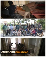 اردوی جهادی دانشجویان پردیس شهید چمران و مراکز تابعه برای کمک به مناطق سیل زده 3