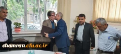 تودیع و معارفه مدیران گروه های آموزشی علوم تربیتی و مشاوره پردیس شهید چمران 9