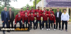 اعزام تیم فوتسال پردیس شهید چمران برای شرکت در مسابقات کشوری 2