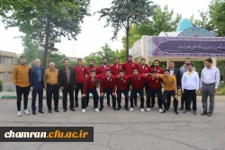 اعزام تیم فوتسال پردیس شهید چمران برای شرکت در مسابقات کشوری 5