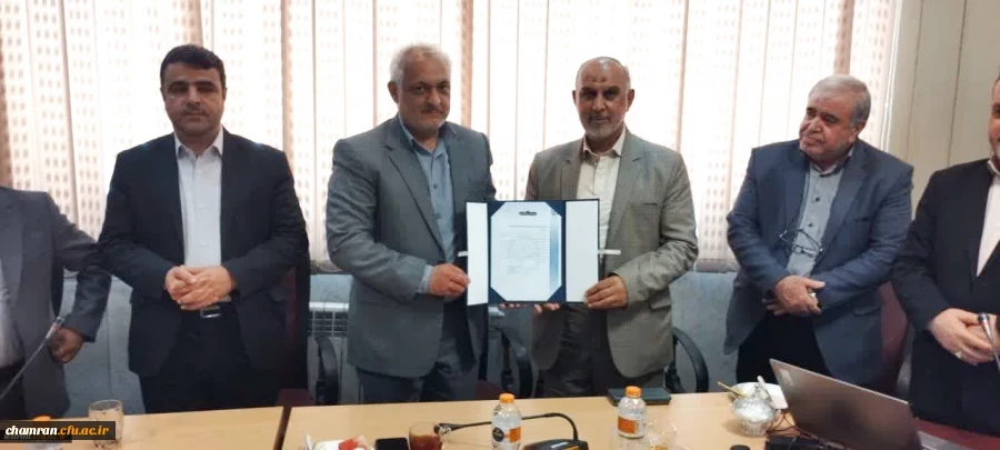 تودیع و معارفه معاون توسعه منابع و امور دانشجویی مدیریت امور پردیس های استان تهران 2