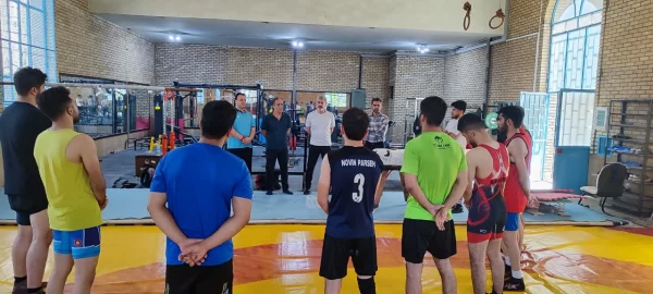 نشست توجیهی و تمرین تیم انتخابی کشتی 2