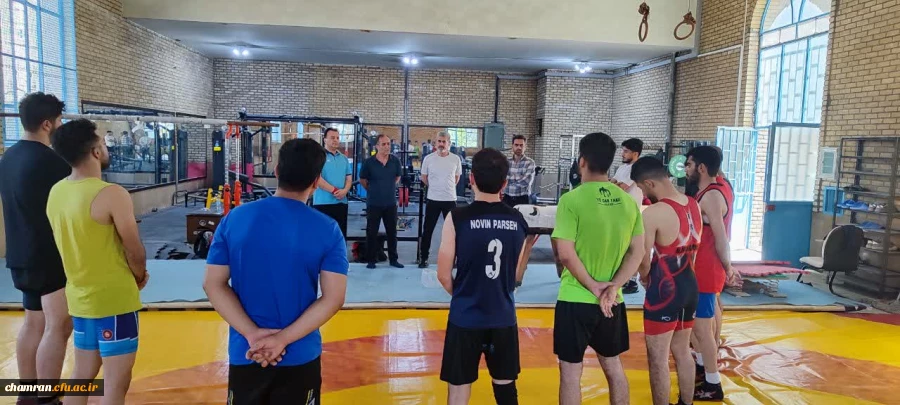 نشست توجیهی و تمرین تیم انتخابی کشتی 2