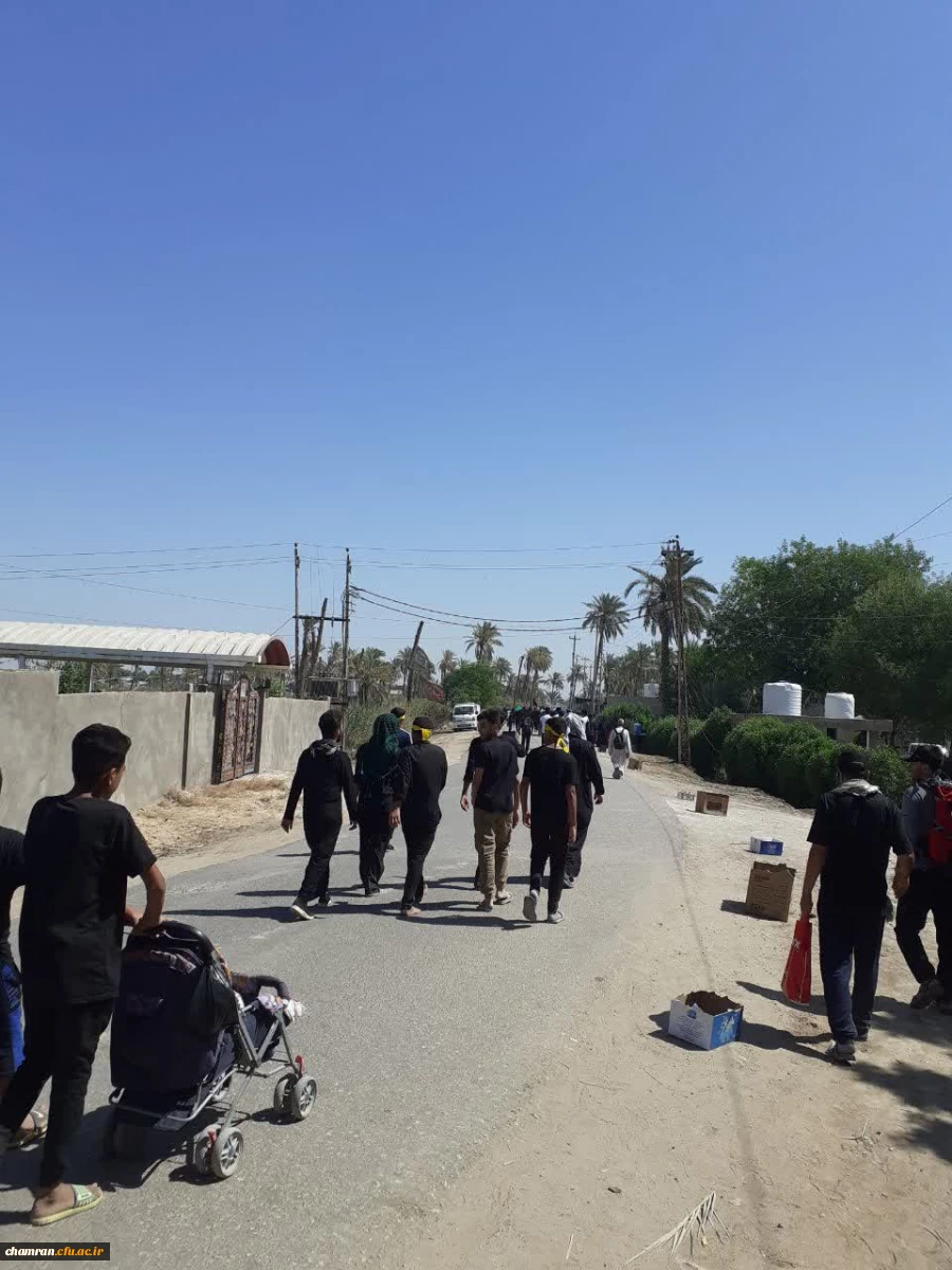 حضور اعضای پردیس شهید چمران در راهپیمایی اربعین 2