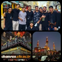 حضور اعضای پردیس شهید چمران در راهپیمایی اربعین 4