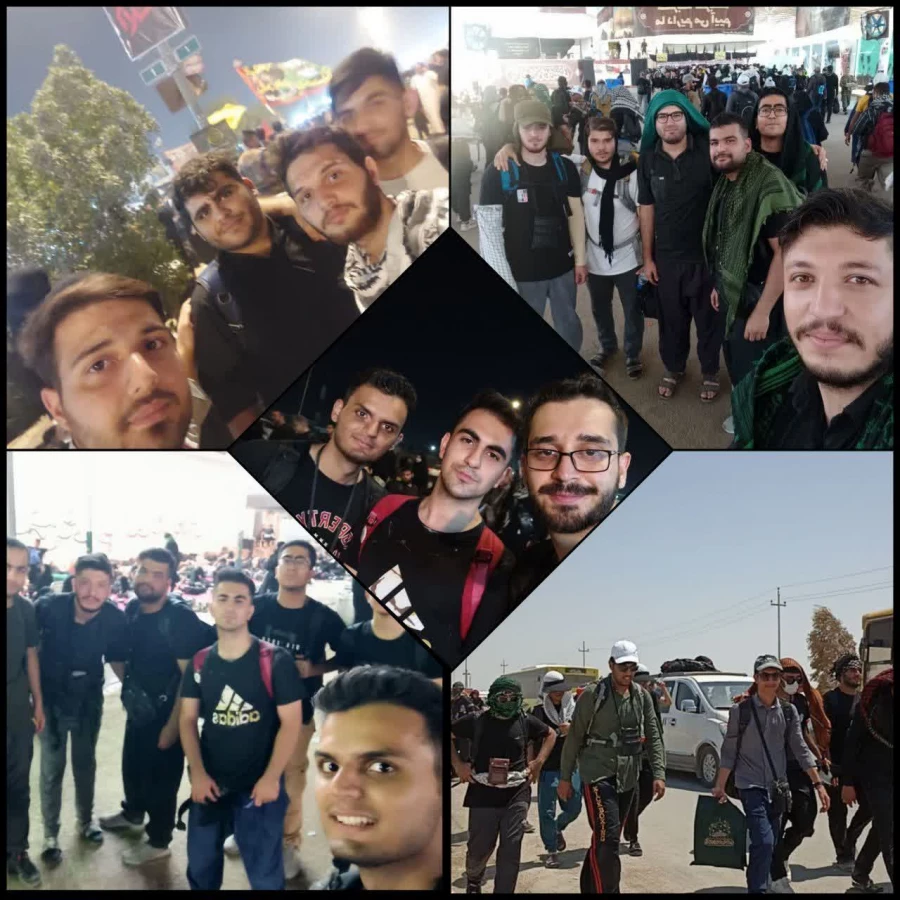 حضور اعضای پردیس شهید چمران در راهپیمایی اربعین 5