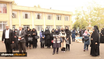 تجمع در حمایت از مردم مظلوم فلسطین در پردیس شهید چمران