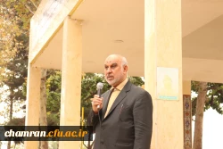 تجمع در حمایت از مردم مظلوم فلسطین در پردیس شهید چمران 4