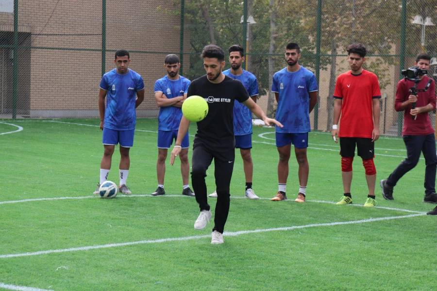 افتتاح زمین چمن مصنوعی پردیس شهید چمران 3