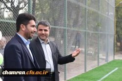 افتتاح زمین چمن مصنوعی پردیس شهید چمران 5