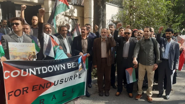 حضور استادان پردیس شهید چمران در تجمع حمایت از فلسطین 2