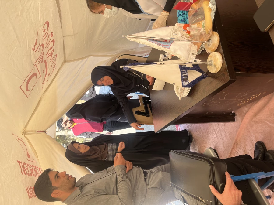 برگزاری ایستگاه سلامتی در پردیس شهید چمران 5