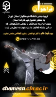 فراخوان برای تیم کاراته دانشگاه فرهنگیان اسنتان تهران
 2
