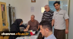 آزمایش قند و فشار خون از کارکنان  2