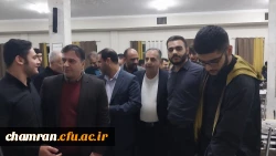 دیدار سرزده وزیر آموزش و پرورش دکتر رضا مراد صحرایی از پردیس شهید چمران 12