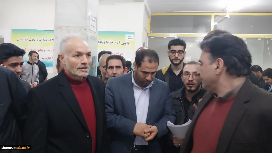 دیدار سرزده وزیر آموزش و پرورش دکتر رضا مراد صحرایی از پردیس شهید چمران 14