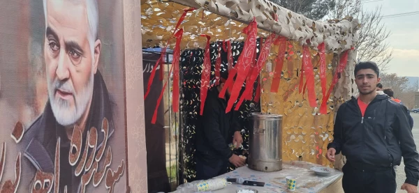 ایستگاه صلواتی به مناسبت ایام فاطمیه (س) در پردیس شهید چمران 3