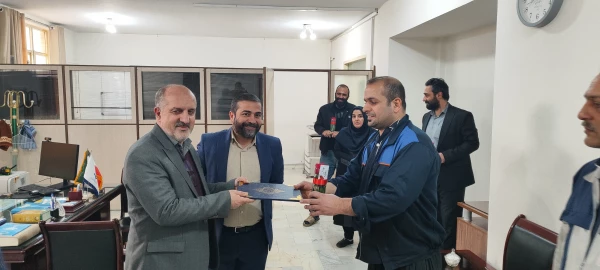 تقدیر از همکاران مرد پردیس شهید چمران 2