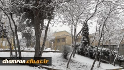 چشم انداز برفی پردیس شهید چمران 6