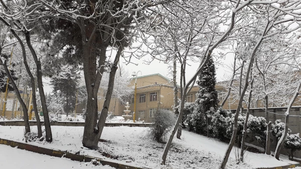 چشم انداز برفی پردیس شهید چمران 6