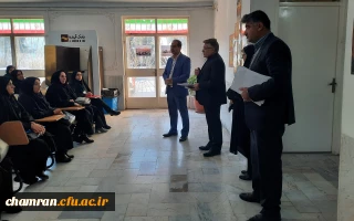 بازدید دکتر ایوب ابراهیمی از روند کانون های ارزیابی و مصاحبه پذیرفته شدگان